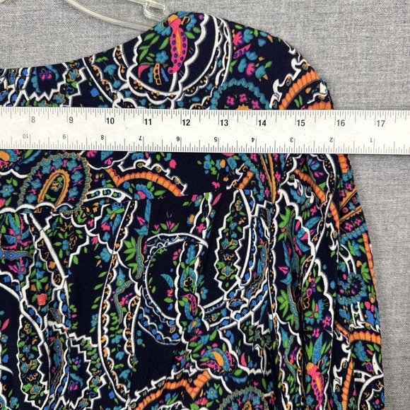 Anthropologie Maeve Maplewood Midi Boho Paisley Long Sleeve Dress Size Small - Picture 14 of 16